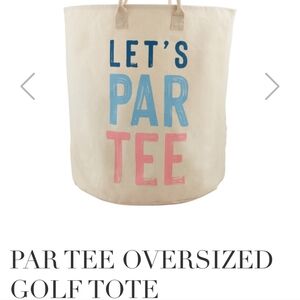 Mud Pie golf theme tote